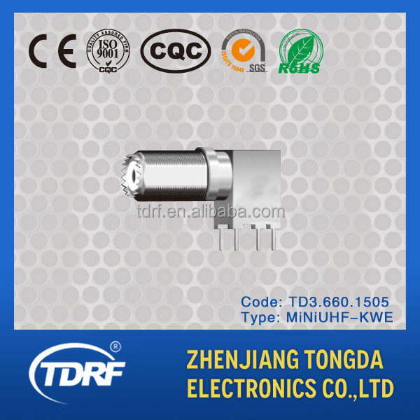 ミニ- uhf高周波同軸コネクタwlan電気コネクタ仕入れ・メーカー・工場