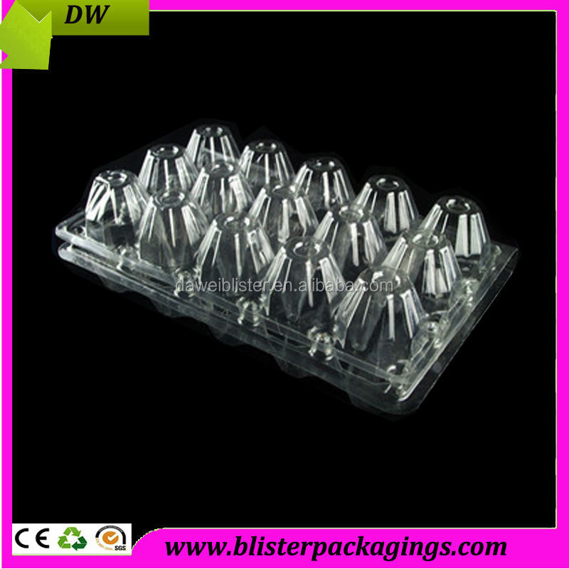 advanced quality pet transparent blister packaging box for eggs