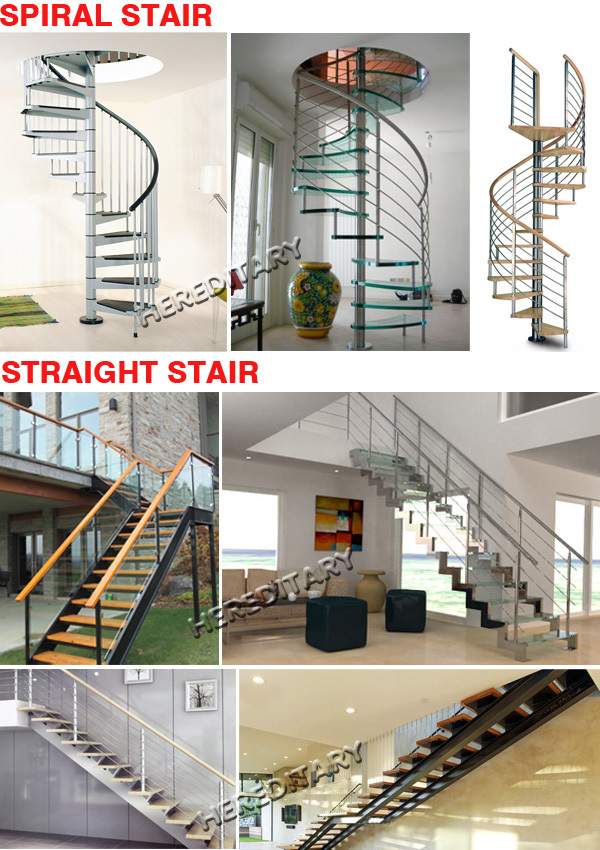 ガラスの階段の鋼モノ/木材ステップガラスの手すりの階段/l字型スチール木製の階段 問屋・仕入れ・卸・卸売り