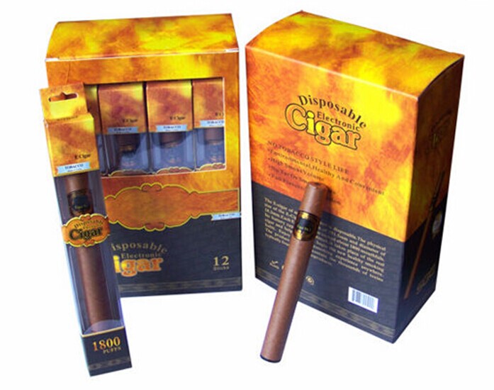 Deluxe e cigar with huge vapor long last for 1800 puffs tobacco free more healthy
