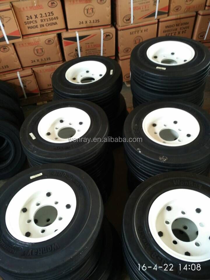 airport ground support equipment 4.00-8 solid tire