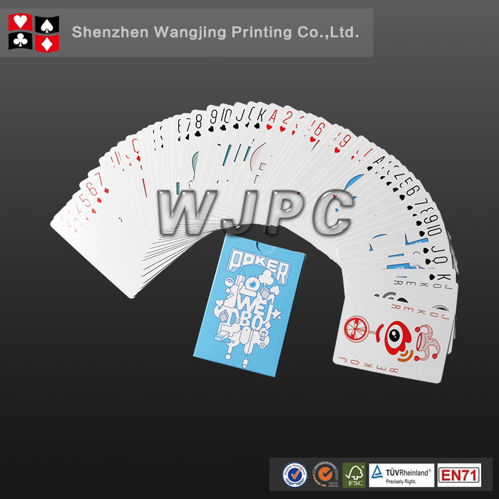 カラフルなカスタムカードゲーム、演奏カード印刷仕入れ・メーカー・工場