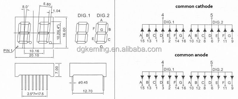 2-digit led counter