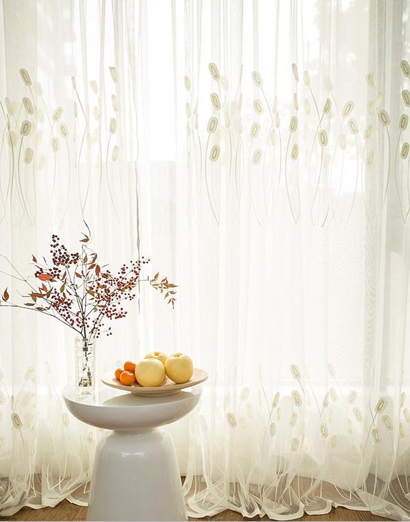 Groothandel reliëf beige luxe sheer gordijnen stof fancy elegantie ... Woonkamer beige gordijnen