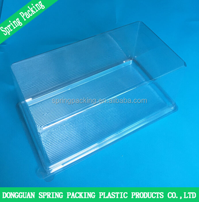 正方形の透明なプラスチックのボックスドームケーキボックスコンテナ容器を奪う仕入れ・メーカー・工場