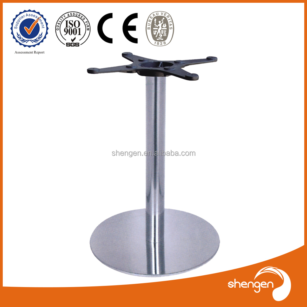 High Quality Round Table Base Chrome Stainless Steel Table Base For Glass Buy Stainless Steel