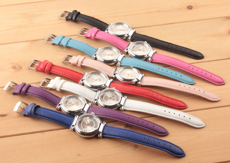 fashion decoration simple table Geneva geneva belt female watch