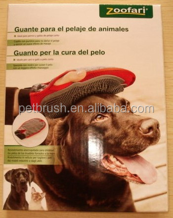 ゴムヘアーミットzml1114-38犬のペットの毛の除去ミット犬グルーミング手袋問屋・仕入れ・卸・卸売り
