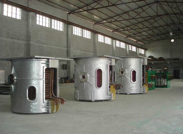 Recycling 300kg Iron Melting Electric Induction Rotary Furnace