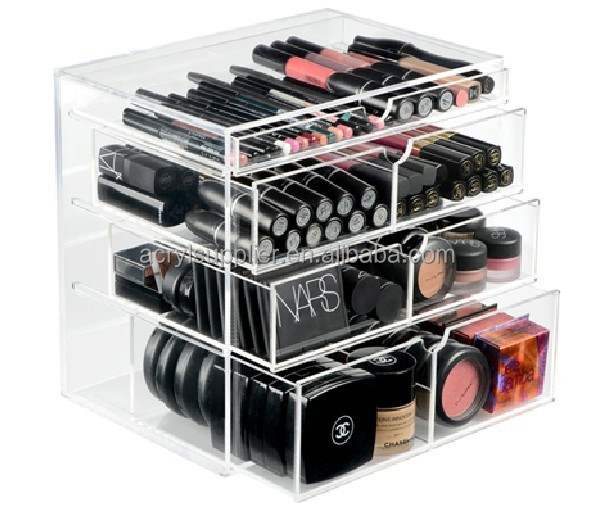 Acrylic Makeup Organizer Clear Cosmetic Cases With Drawers Buy