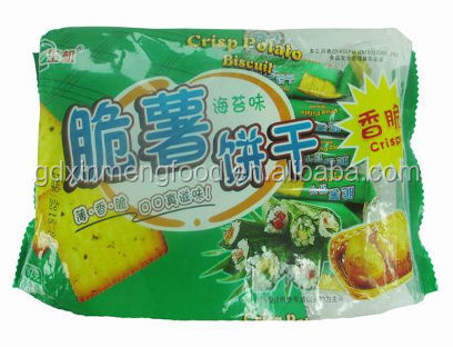 Crisp Potato Biscuit (Beef with brown sauce )