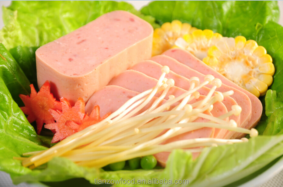 397g Canned Meat Pork luncheon Meat in Round Tin