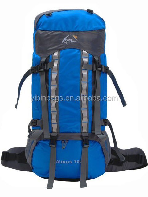 防水リュックサック登山高品質、 カスタムハイキングのバックパック、 のバックパックのハイキング70リットル仕入れ・メーカー・工場