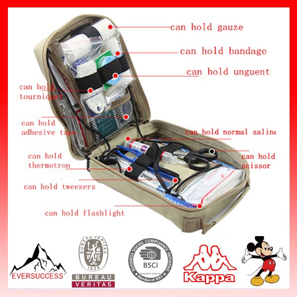 Most Selling Waterproof Military Medical Trauma Bag Empty First Aid Kit