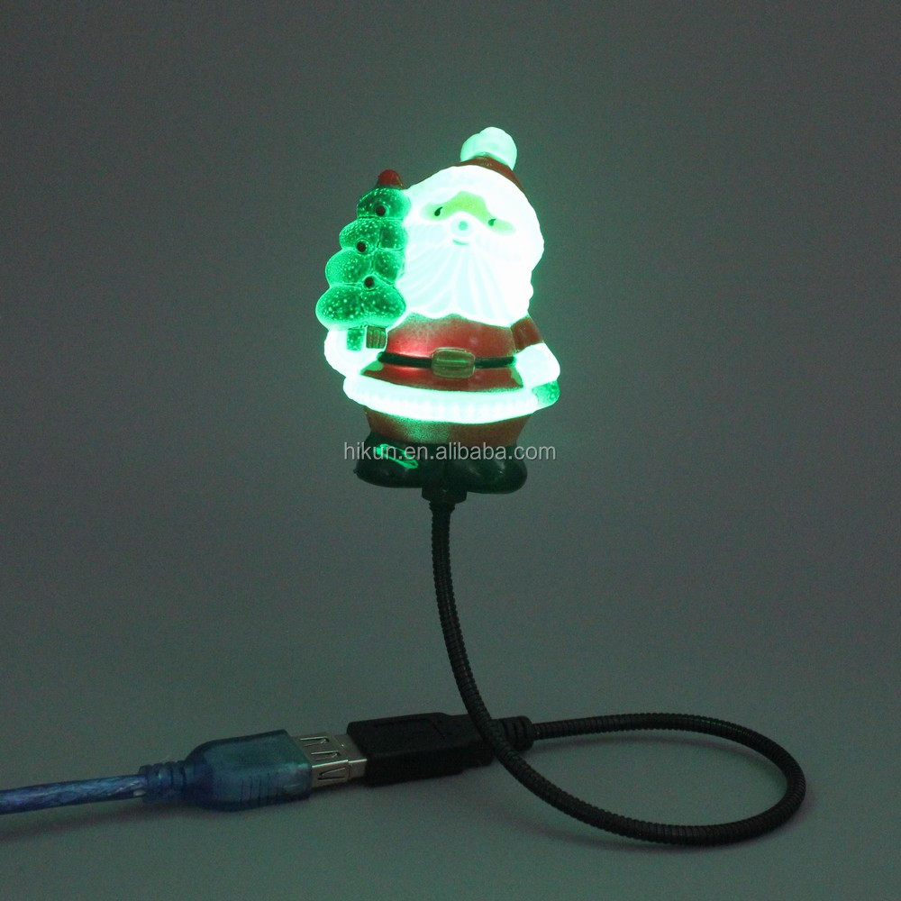 christmas gift usb santa claus christmas light wholesale