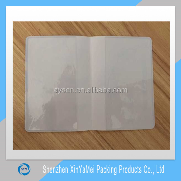 Poker credit soft clear vinyl plastic id pvc card holder