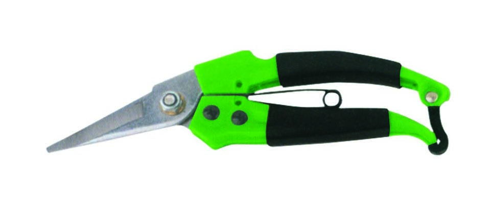 Xl828- プラスチック製のハンドル庭切削工具または剪定ばさみと鋭利な刃の付いたガムカバー付きppハンドルpvc問屋・仕入れ・卸・卸売り