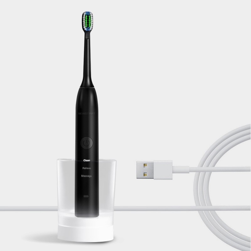 Moden高貴黒歯科柔らかい歯ブラシ電動ワイヤレス充電、 パーソナライズ卸売電動歯ブラシは中国製 問屋・仕入れ・卸・卸売り