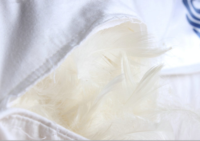 100％綿の布カバー小さなアヒルのガチョウの羽毛の枕卸売のため問屋・仕入れ・卸・卸売り