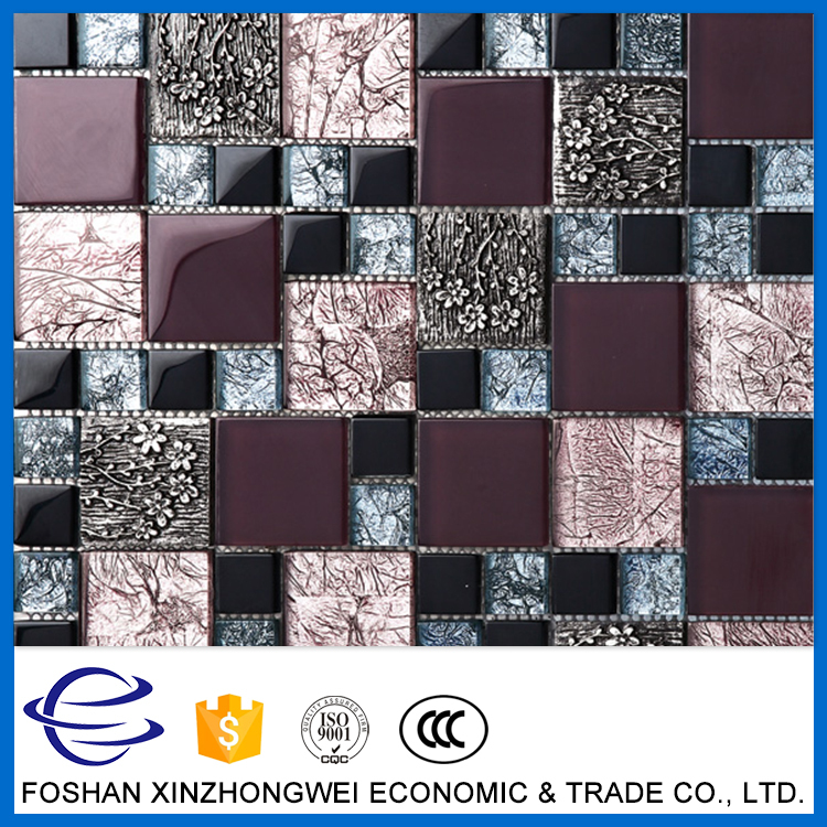 Nuevo diseño de mosaico de oro del azulejo del mosaico backsplash ...