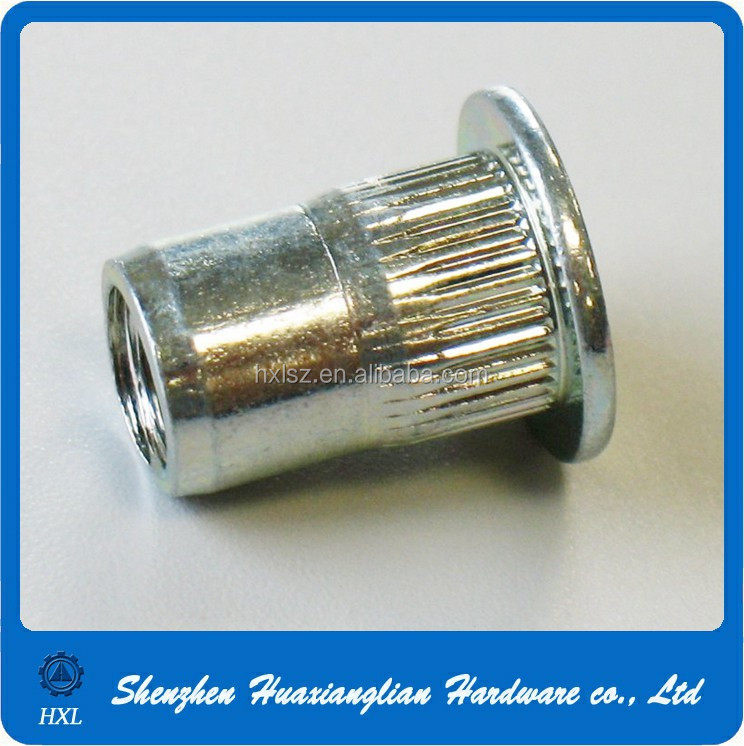 Oem Factory Made Galvanized M6 M8 M10 Knurled Body Round Slotted Rivet