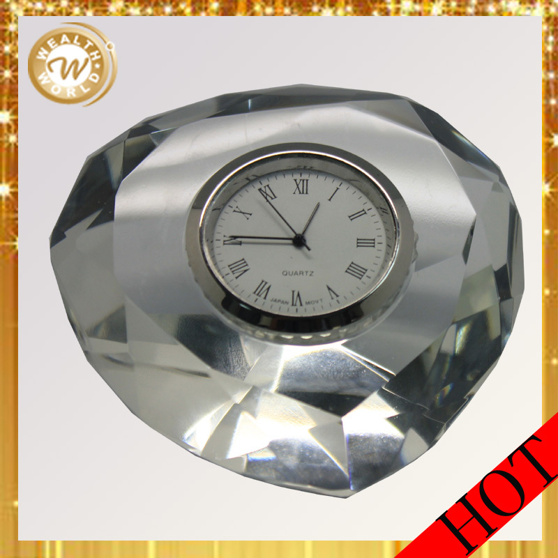 ハート形のクリスタル時計 結婚記念品用の時計仕入れ・メーカー・工場