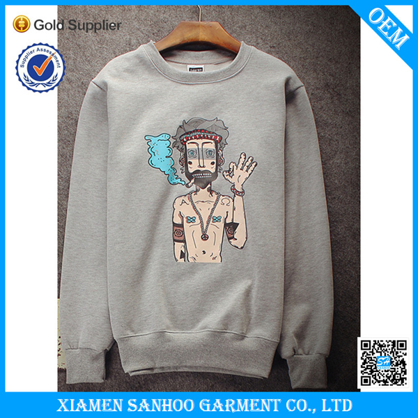 2016ホット販売スウェットシャツでカスタム印刷新しいデザイントレーナー用男性仕入れ・メーカー・工場