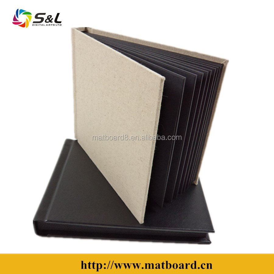Linen Fabric Leather Photo Album Photo Frame.jpg