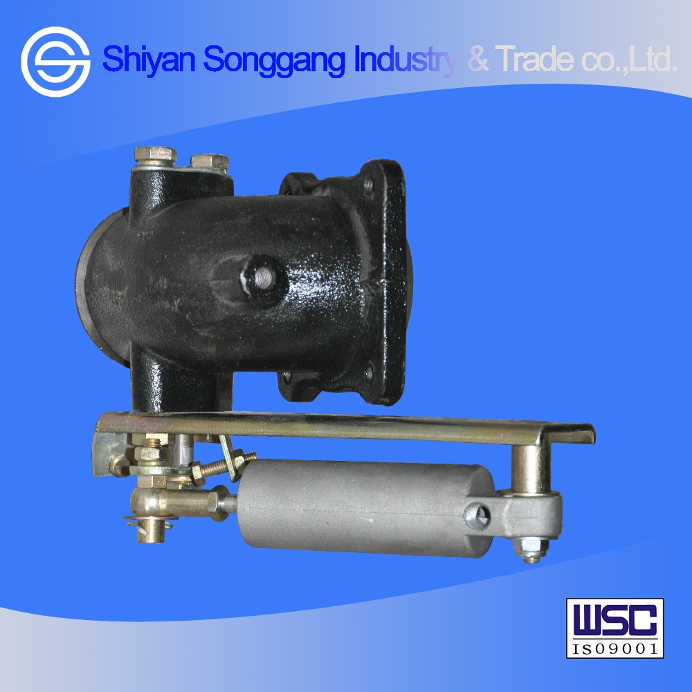 Exhaust Brake Valve Assembly And Outlet Connecting Pipe With