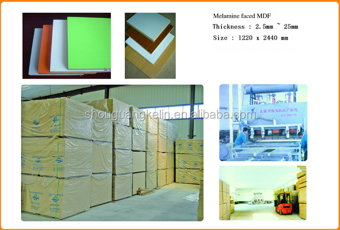 2015熱い販売2.5 〜 25 ミリメートル メラミン直面mdf 問屋・仕入れ・卸・卸売り