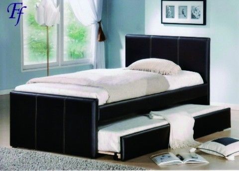 Sala de estar sofá mobÃlia do quarto cama de rodÃzio preto pu de ...