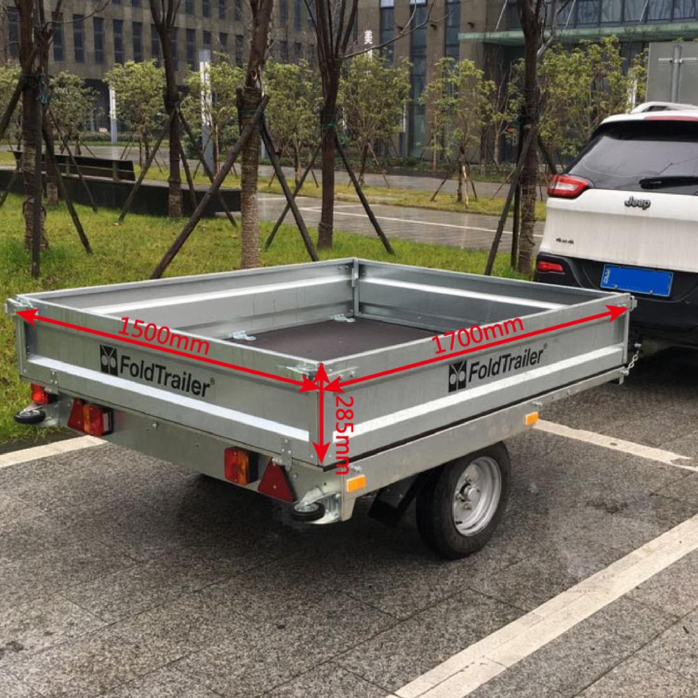 Folding Small Utility Trailers Move House Delivery Luggage Trailer