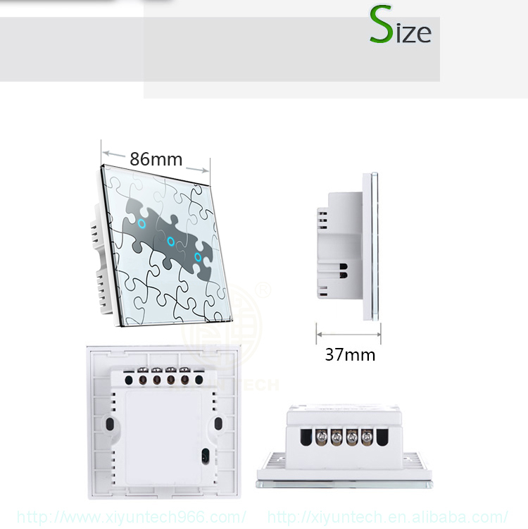 スマートホームスイッチ付電気壁タッチライトのスイッチのためのホーム壁の電源スイッチ仕入れ・メーカー・工場