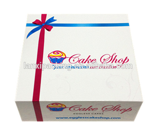 new cake packaging custom folding paper cake box for wedding