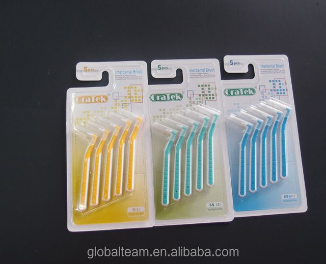 長いハンドルl字型歯間ブラシ爪楊枝gt0071d色製品のoem問屋・仕入れ・卸・卸売り