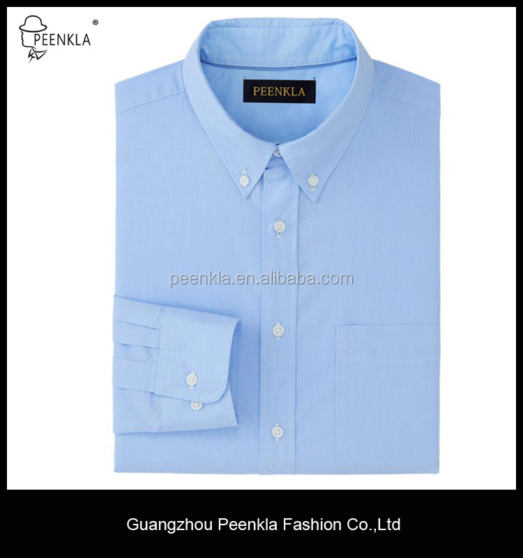 高品質の綿スリムフィット襟ボタンダウンオックスフォードでは、 男性のシャツ仕入れ・メーカー・工場