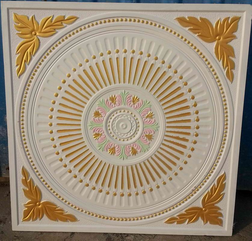 カラフルな塗装と石膏の天井603*603*9mmグラスファイバー/競争力のある問屋・仕入れ・卸・卸売り