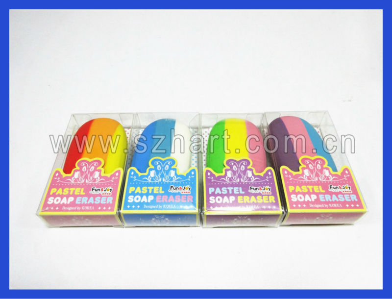 Cute lollipop shape eraser for kids gift