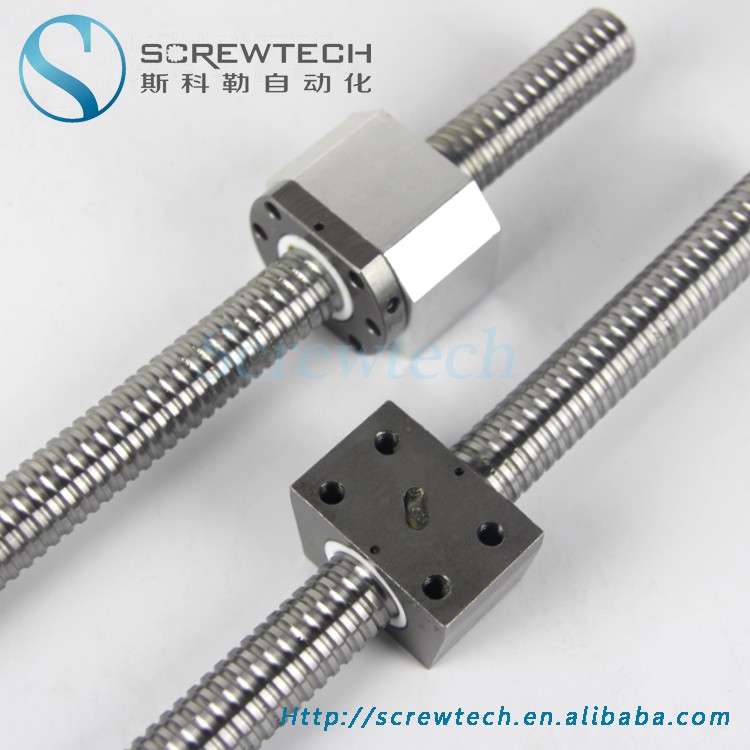 Customized Ball Screw 2505 With Square Block Nut Buy Ball Screw 2505