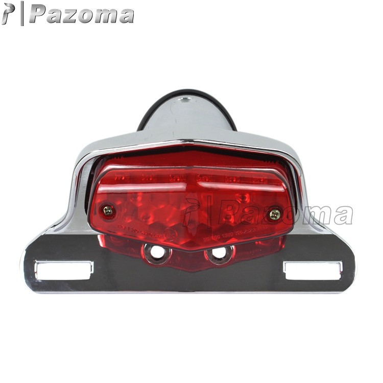 Motorcycle Universal 3 in 1 LED Taillight W/ Turn Signal Brake Light –  pazoma