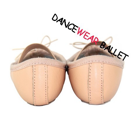 DB22005 Pig Leather Full Straight Sole Ballet Shoes Ballet Slipper-3