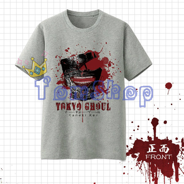 tokyo ghoul gray t-shirt-4