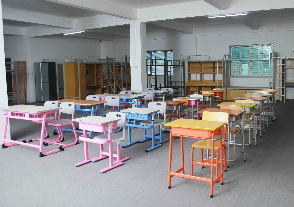 シングル現代学生スクール机と椅子仕入れ・メーカー・工場