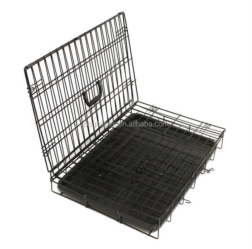 黒折りたたみの格安販売のための金属製の犬のケージ仕入れ・メーカー・工場