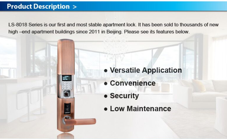 Digital security smart electronic door lock