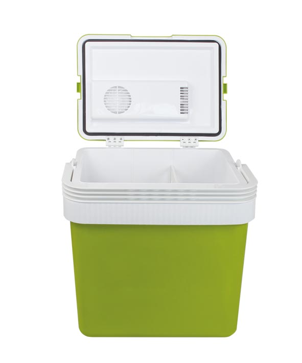 Aq-24l緑ポータブルクーラーとウォーマーミニ冷蔵庫クーラーボックス自動冷蔵庫問屋・仕入れ・卸・卸売り