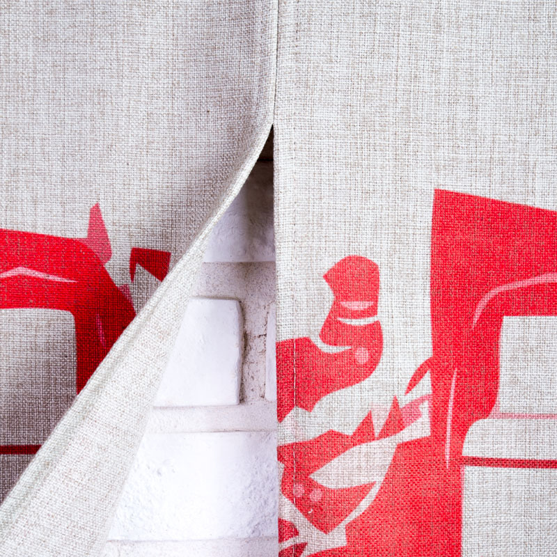 中国様式のドアカーテン印刷物デザインカーテンカーテンクールな壁掛け人格と素敵なギフト仕入れ・メーカー・工場
