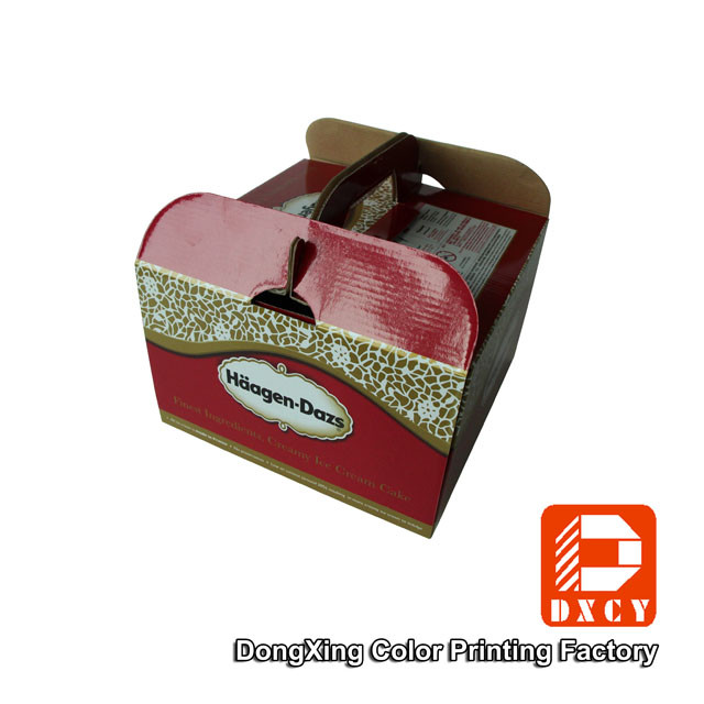 Glossy lamination sturdy corrugated wedding cake box