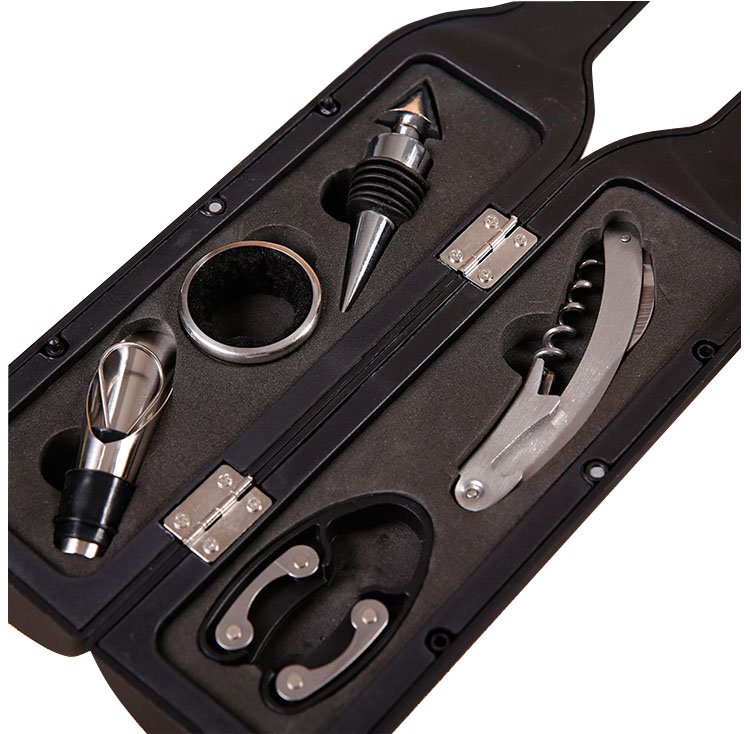 Promotional items Birthday gifts wine opener set bottle shaped bottle opener sets