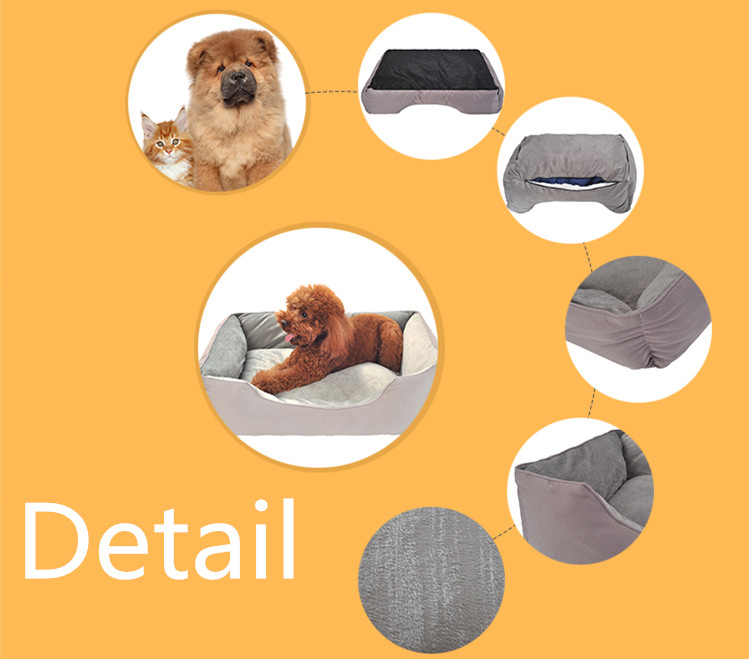 プロの工場直接良い品質覆わ犬のベッド仕入れ・メーカー・工場